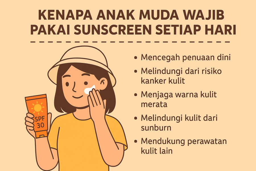 Wajib Pakai Sunscreen